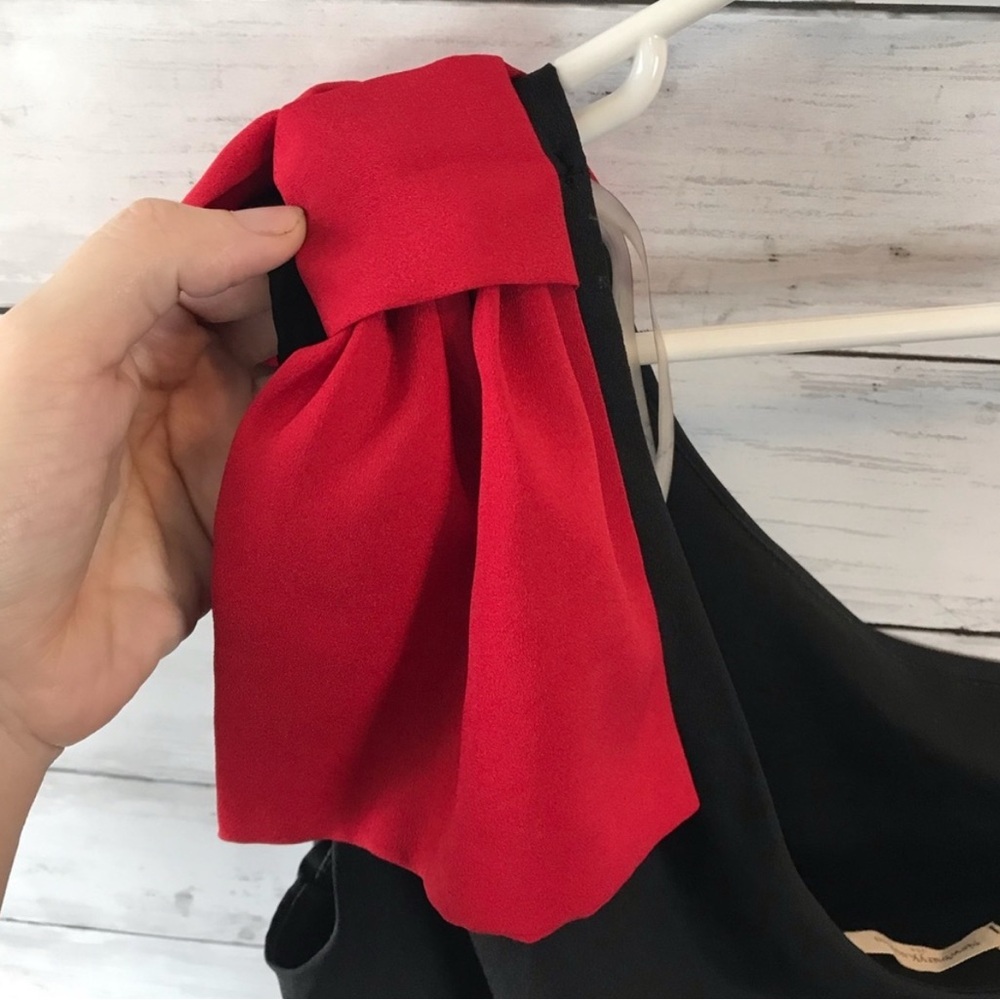 Newbury Kustom Black Dress with Red Accent UGA game day - Picture 3 of 5